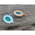thumbnail image 5 of Real 925 Sterling Silver Dangle Drop Earrings For Women, Natural Blue Copper Turquoise Cabochon Oval Gemstone Unique Handcrafted Jewelry, 5 of 5