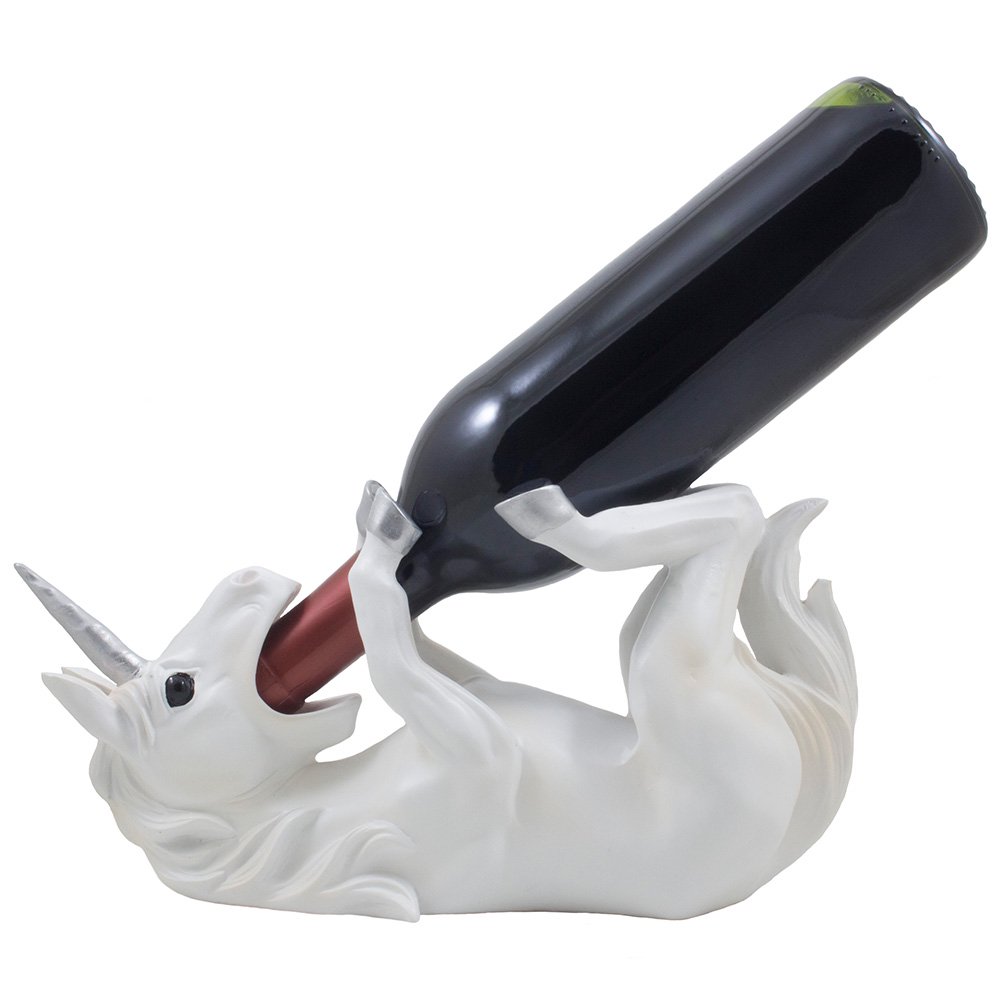 Home 'N Gifts Decorative Magical Unicorn Wine Bottle Holder Statue
