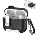 thumbnail image 1 of For AirPods Pro 3 Protective Case With Secure Lock Leather Bracket Cover,,, 1 of 8