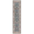 thumbnail image 2 of Rugs.com Rabia Collection Rug – 2' 7 x 10' Runner Blue Low Rug Perfect For Hallways, Entryways, 2 of 9