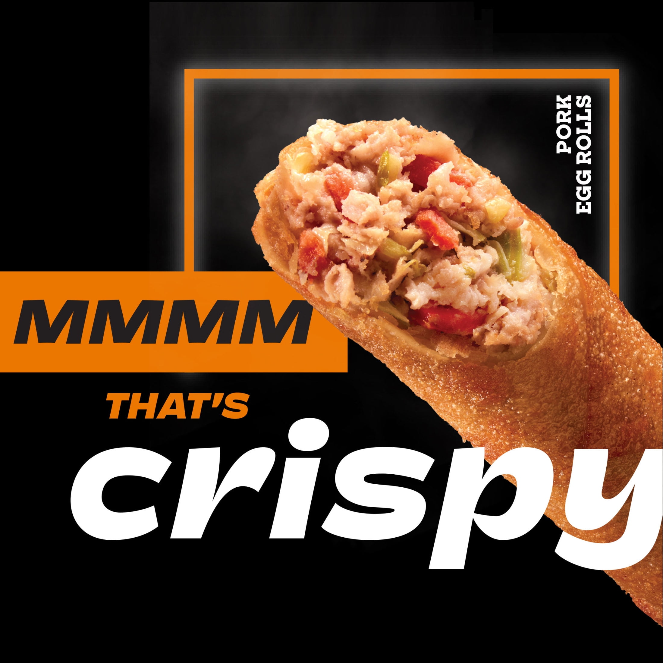 Pagoda Frozen Crunchy Crispy Pork Egg Rolls, 22.0 oz