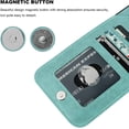 thumbnail image 7 of REQO Compatible with iPhone 12 Pro Max Case Wallet with Credit Card Holder, Premium Leather Magnetic Clasp Kickstand Heavy Duty Protective Cover for iPhone 12 Pro Max 6.7 Inch(Mint Green), 7 of 7