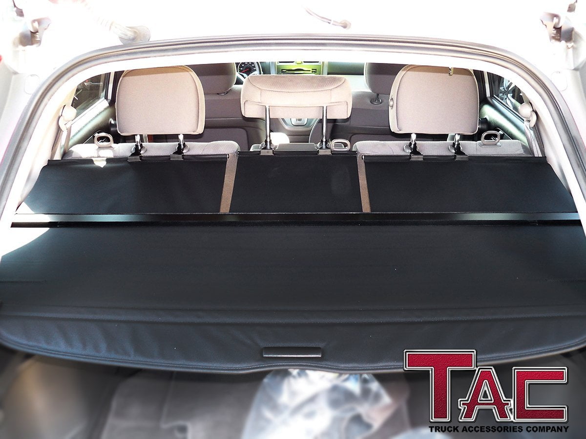 2008 2009 2010 Factory Style Gray Luggage Carrier Rear Trunk Security Cover by IKON MOTORSPORTS Cargo Cover Fits 2007-2011 Honda CRV