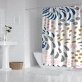 thumbnail image 2 of Boho Theme Polyester Shower Curtain for Bathroom with Hooks and Weighted Hem, Waterproof Bath Decor Sets Hotel Style - Machine Washable,72x72in, 2 of 5