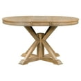 thumbnail image 6 of Aukfa Extendable Dining Table for 6, 42"-54" Round Kitchen Table with Butterfly Leaf for Dining Room/Living Room, Natural Wood, 6 of 8