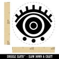 thumbnail image 2 of Large Iris Evil Eye Nazar Charm Self-Inking Rubber Stamp Ink Stamper - UV Ink - Mini 1/2 Inch, 2 of 7