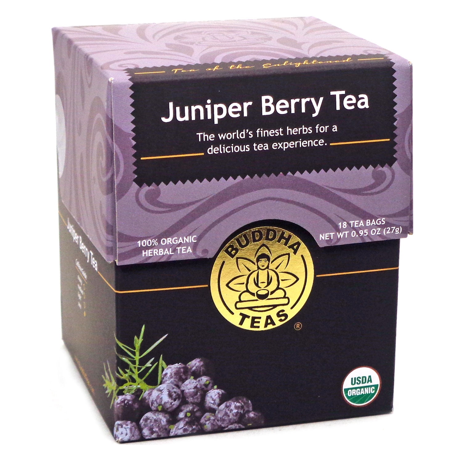 Buddha Teas Juniper Berry Tea, 18 Ct