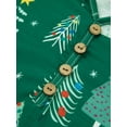 thumbnail image 6 of Seyurigaoka Family Matching Christmas Pajamas Outfit Christmas Print Long-Sleeved Tops + Trousers, 6 of 9