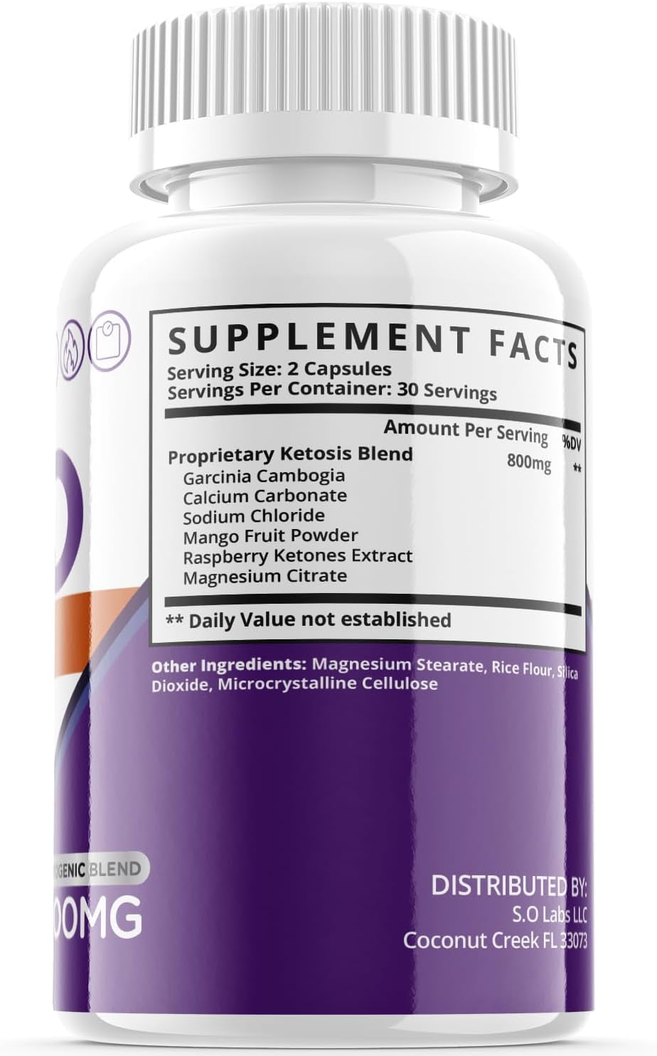 (1 Pack) Keto Fuel - Keto Weight Loss Formula - Energy & Focus Boosting Dietary Supplements for Weight Management & Metabolism - Advanced Fat Burn Raspberry Ketones Pills - 60 Capsules