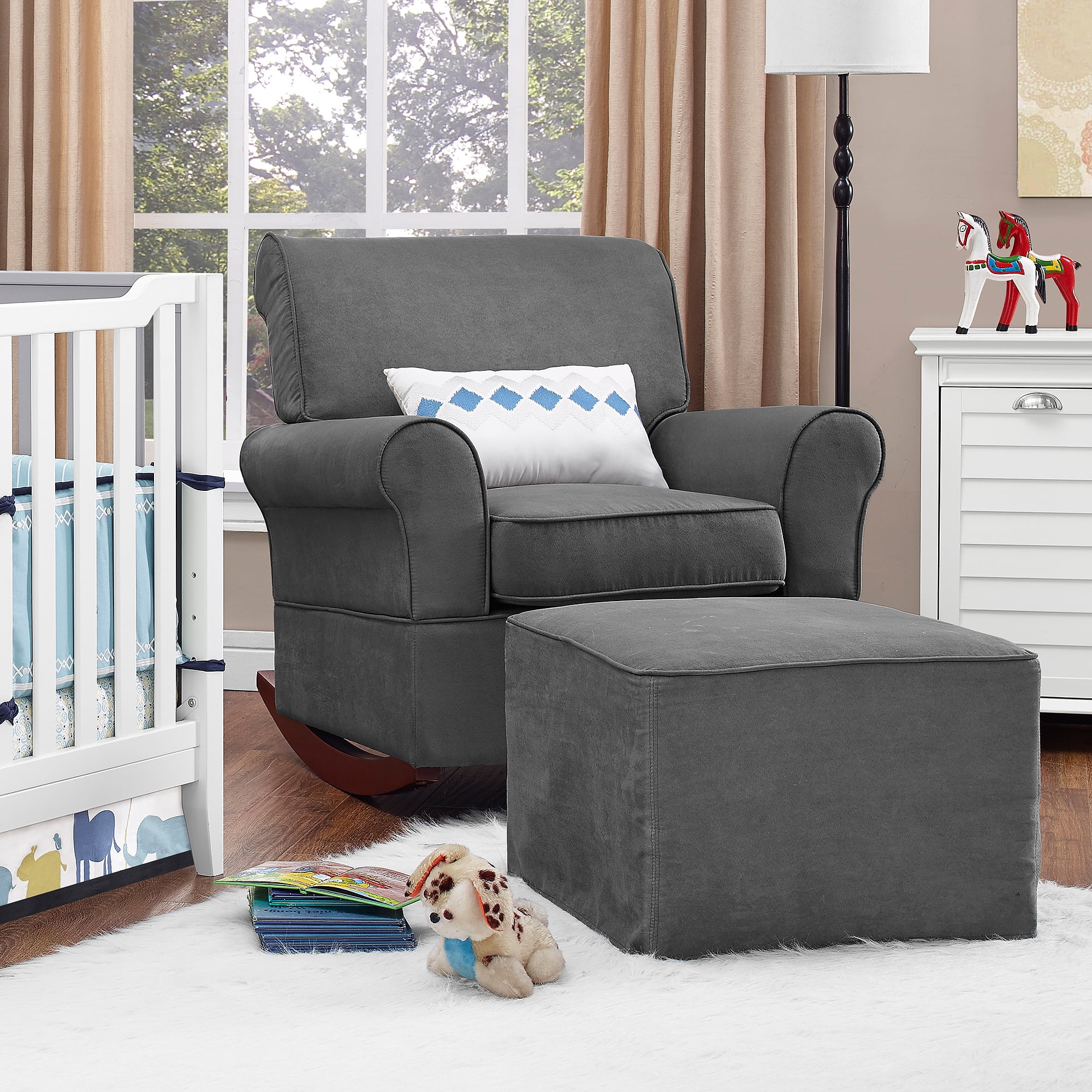 Baby Relax Mackenzie Rocker Gray Walmart Com