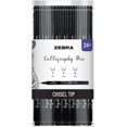 thumbnail image 1 of Zebra Pen 03107 Zensations Calligraphy Pen, Assorted Points, Chisel Tip, Water-Resistant Black Ink, 3-Pack, 1 of 3