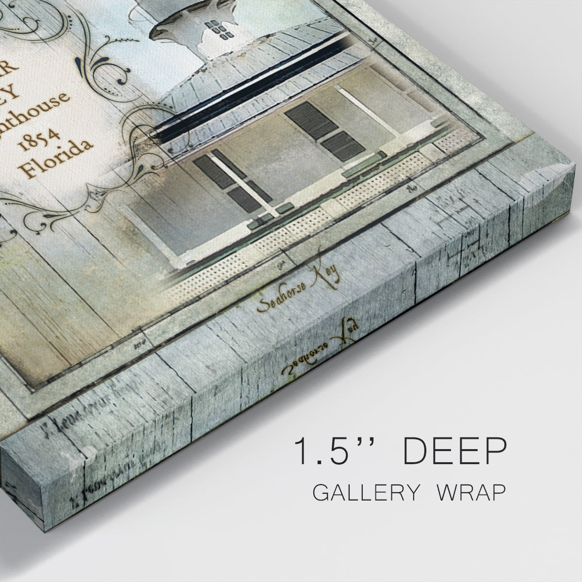 Wexford Home Florida Lighthouse IV-Premium Gallery Wrapped Canvas, 32" x 32" - Ready to Hang