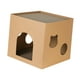 thumbnail image 2 of Casa de Gato Fernando Rascador de Cartón Caja de Cama para Gatos Marrón S, 2 of 8