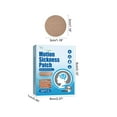 thumbnail image 3 of Autocollants de Mouvement Voyage Autocollants pour Enfants Mal de Mer Mal d'Air Anti-Mouvement Autocollants de Voyage Adultes 2 Pcs, Produits de Santé Bleus, 3 of 9