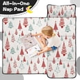 thumbnail image 4 of Multicolor Christmas Tree Pattern Toddler Nap Mats for Kids Preschool,51"x22" Sleeping Mat Bag or Kids,Toddler Sleeping Bag,Toddler Nap Mat or Daycare, 4 of 6
