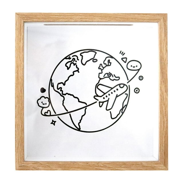 simhoa Shadow Box Display Case for Wedding Movie Sporting Events Stub Photo Storage 15cmx15cmx4.5cm