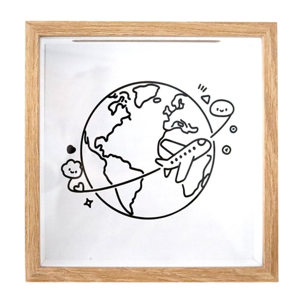 Caja de sombras para guardar recuerdos, para conciertos, bodas, películas, eventos deportivos 15 cm x 15 cm x 45 cm