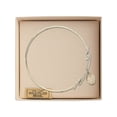 thumbnail image 3 of 8 1/2 inch Round Double Loop Bangle Bracelet w/ St. Catherine of Alexandria in Gold-Filled, 3 of 3