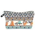 thumbnail image 1 of FUDEAM-Bolsa de almacenamiento portátil para mujer, bolsa de viaje de poliéster con patrón de perezoso colorido, organizador de artículos de tocador, bolsa de cosméticos, bolsa de maquillaje impermeab LIUWENJING unisex, 1 of 2