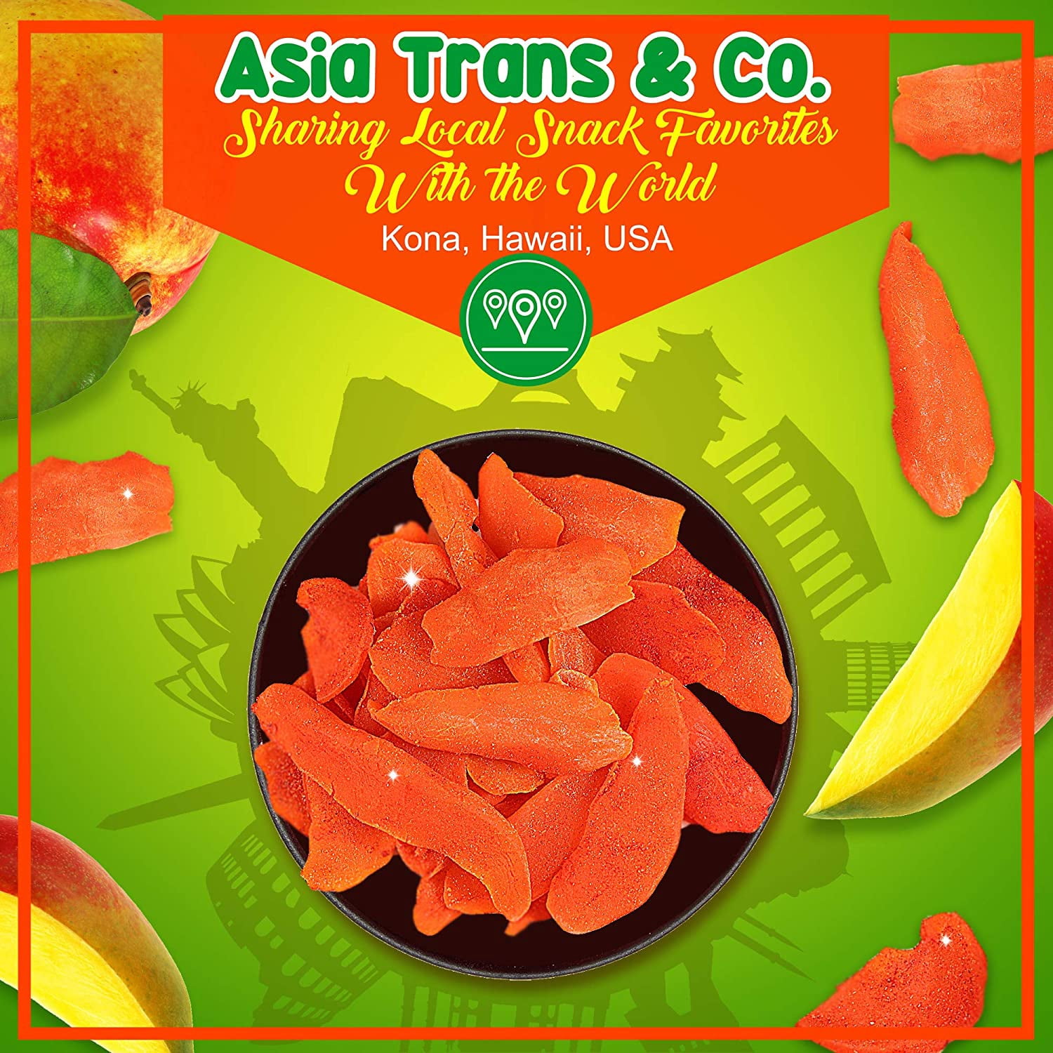 Asia Trans Li Hing Mui Mango, 12 Oz.