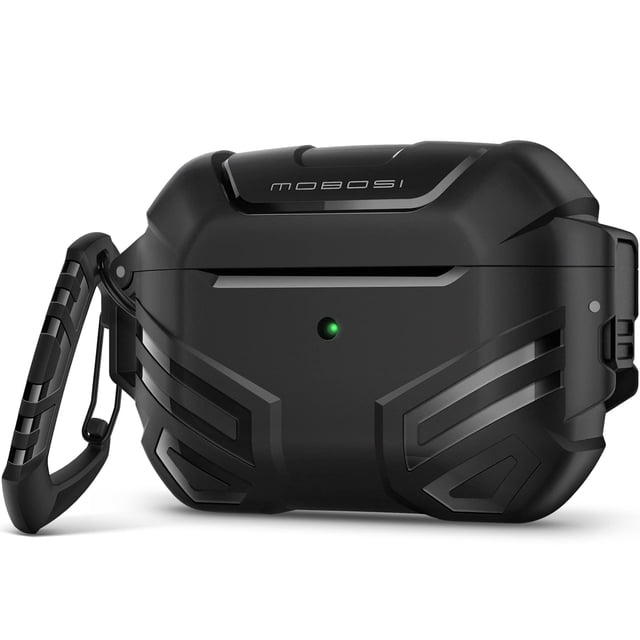 Funda MOBOSI para AirPods Pro 2nd/1st con candado negro