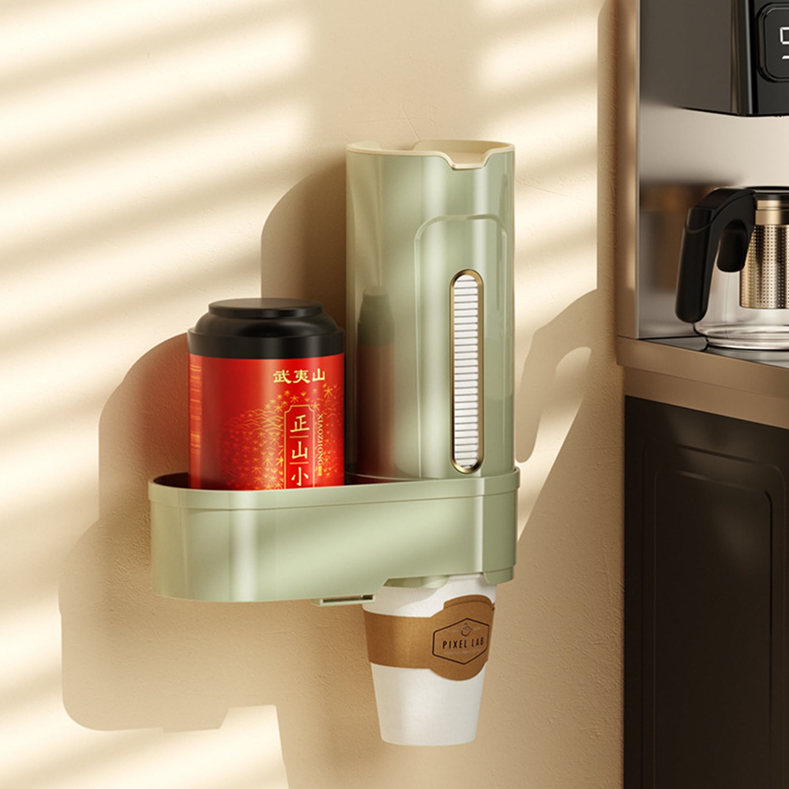 H HUKOER Cup Dispenser Wall Mount Bathroom Cup Holder for 3oz to 6oz
