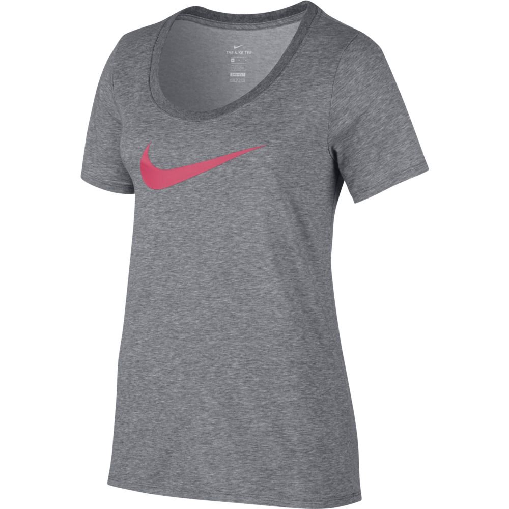 Nike Nike Women's Dry Scoop Neck Trainning TShirt 894663091 Carbon