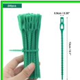 EcoFlex Garden Twist Ties 200 Adjustable Reusable
