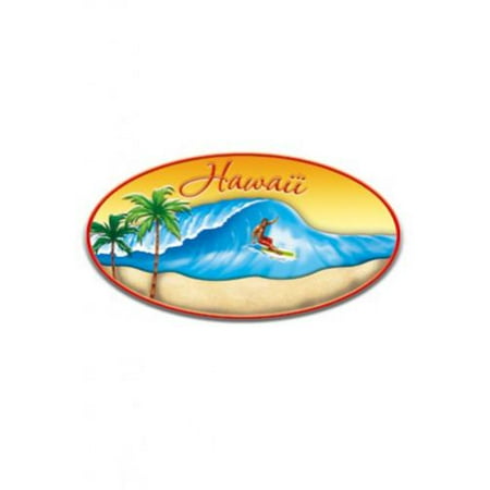 Paradise Surf Sign - Hand-Painted Magnet, Surf Paradise