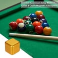 thumbnail image 4 of Uxcell Billiard Magnetic Chalk Holder Aluminum Pool Chalk Holder Billiards Cue Chalk Tip Case Golden, 4 of 7
