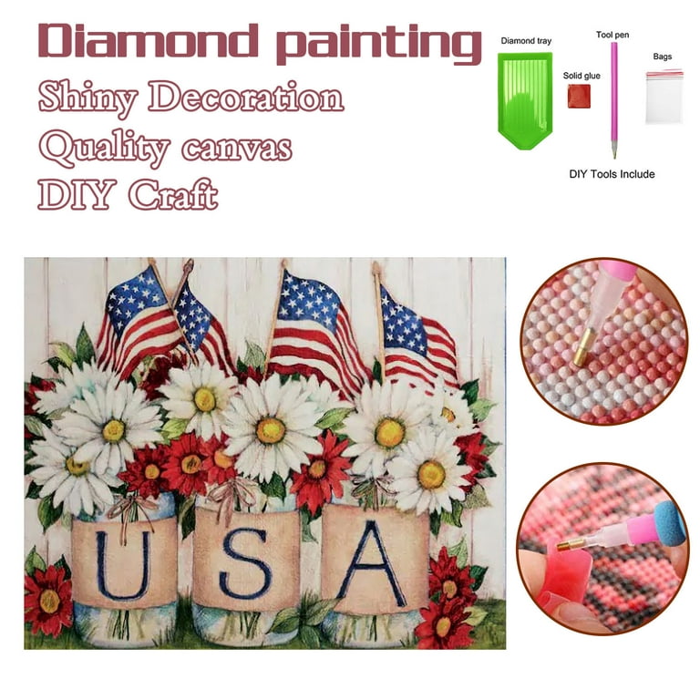 AFUNTA 2 Set Diamond Paintings Kits for Adults, 5D Tree of Life Diamond Art  Kits Flowers Crystal Diamond Paintings for Home Wall Decor(15.7'' x 19.7'',  15.7'' x 11.8'') 