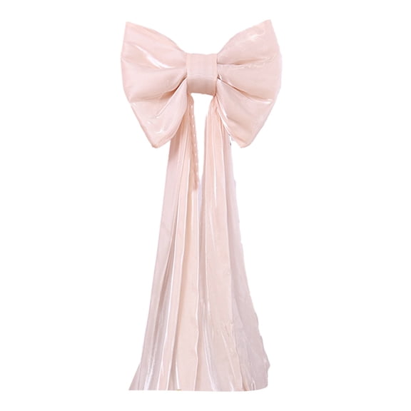 Dadiaei Bow Decor Large Bow for Room, Coquette Giant Ribbon Tie for Birthday Party Backdrop Wall Decor 31.50x23.62x78.74in