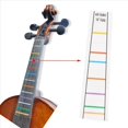 thumbnail image 2 of 4/4 Autocollant de Touche de Violon Marqueur Fiddle Apprentissage Note Tableau Ruban 4 Pcs, 4 * Autocollant de Touche de Violon, Transparent & Couleur, 2 of 6