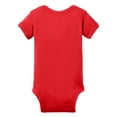 thumbnail image 5 of Yellow Rooster Infant Short Sleeve Baby Rib Bodysuit Raspberry 12M, 5 of 5