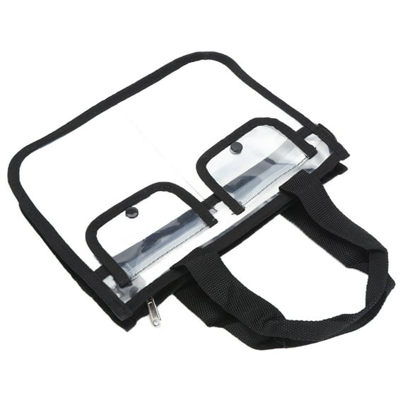Bolso claro del artículo de tocador, bolso claro del maquillaje del bolso del maquillaje del viaje de EVA del bolso claro del artículo de tocador multifuncional Jadeshay A