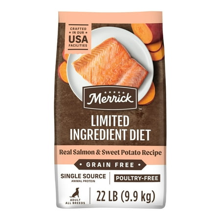 Merrick Limited Ingredient Real Salmon & Sweet Potato Gravy Dry Dog Food 22 lb bag