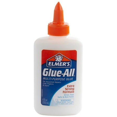 Elmer's Glue-All Multi-Purpose Liquid Glue, Extra Strong, 4 oz., Great for Making Slime, 1 Count