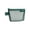 A#Green, variant on Mesh Bags Makeup Bags Green Cosmetic Travel Organizer Bags Zipper Pouch Pencil Case Transparent Mesh Storage Bag - Large