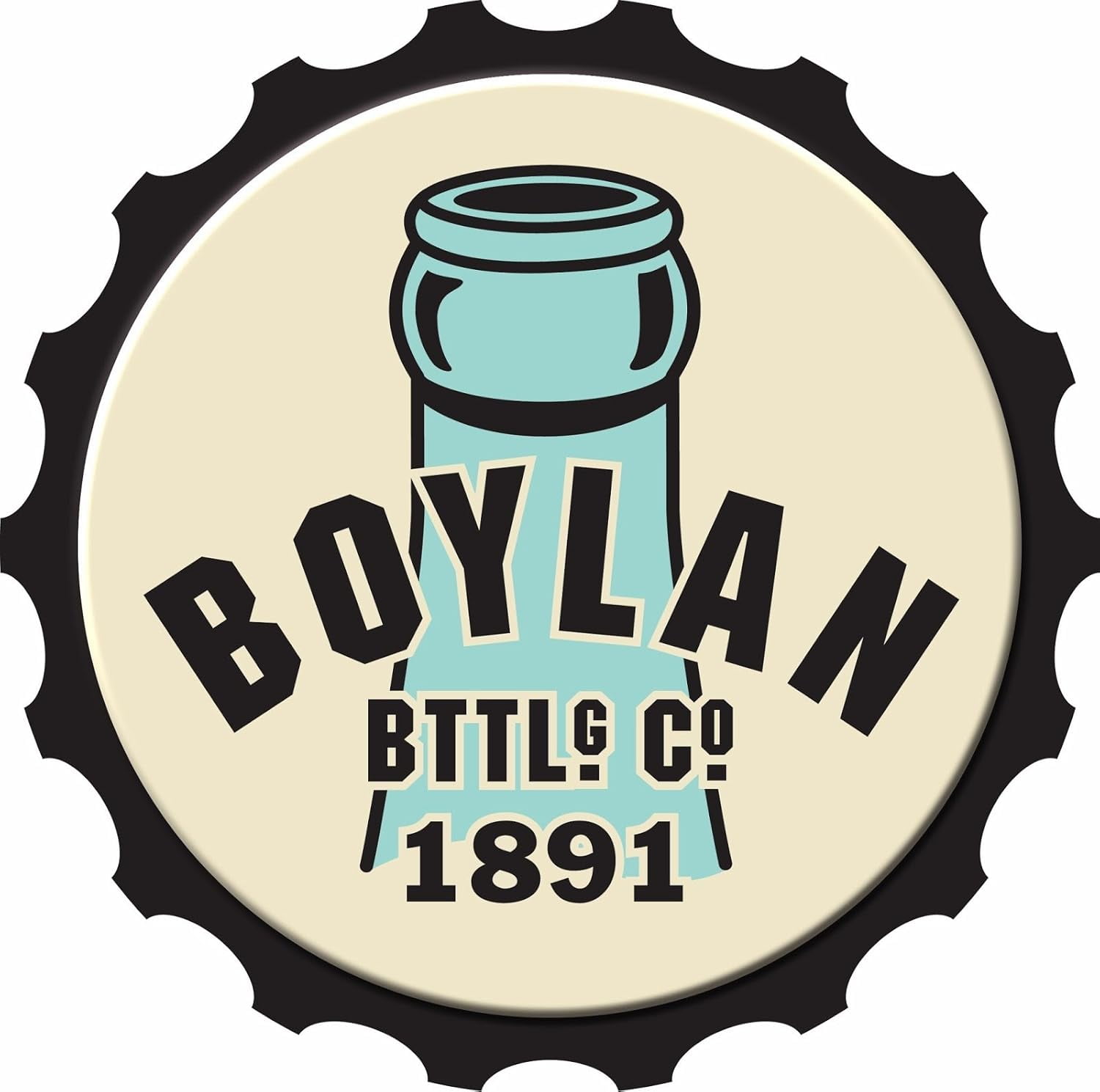 Boylan Bottling Pure Cane Sugar Soda Pop, Cream Soda, 12 oz Glass Bottles (Pack of 6) Cream Soda 12 Fl Oz (Pack of 6)