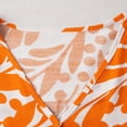 thumbnail image 4 of Womens Summer Dresses V Neck Short Sleeve Floral Print Midi Dress with Pockets Flowy Swing Vacation Casual Sundress S-2XL, 4 of 7