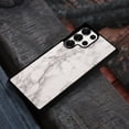 thumbnail image 4 of WIRESTER Shockproof Soft Rubber Cover Case for Samsung Galaxy S25 Ultra 6.8" 2025, Cream Stone Marble, 4 of 5