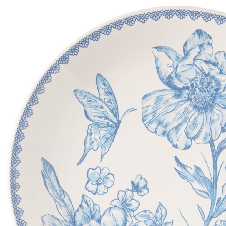 The Pioneer Woman Agatha Appetizer Plates, Blue, Set of 6 photo 6