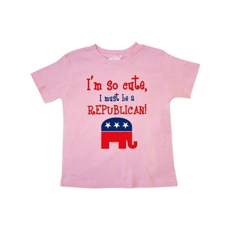 

Inktastic So Cute Republican Gift Toddler Boy or Toddler Girl T-Shirt