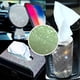 thumbnail image 4 of Scienceny Hojas de diamantes de imitación con pegatina de buena artesanía, kit de embalaje de regalo, decoraciones de coche para teléfono, verde claro Type3 NO3 Scienceny VI014464-46B, 4 of 6