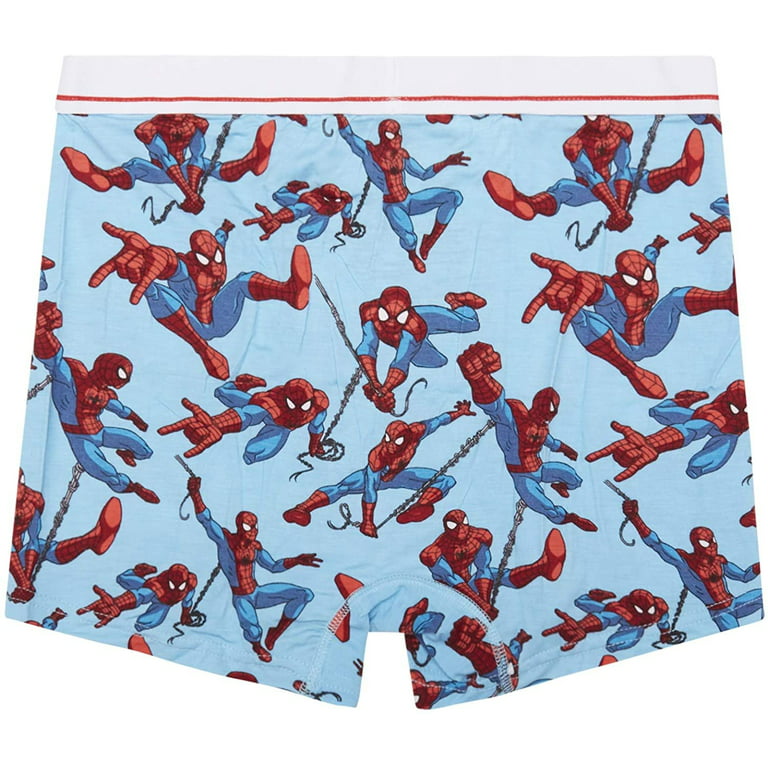 Marvel Mens Comics Boxer Briefs - Spiderman Mens Underwear - 2 Pack Boxer  Briefs