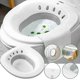 thumbnail image 1 of Baño de asiento portátil, inodoro, bidé, bañera, kit de terapia para hemorroides para mujeres embarazadas, 1 of 5