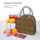 thumbnail image 5 of Balery Gold Glitter Leopard Bolsa de Almuerzo para Mujeres, Caja de Almuerzo, Bolsa de Almuerzo Pequeña Impermeable, Tote de Almuerzo Reutilizable con Gran Capacidad, 5 of 6