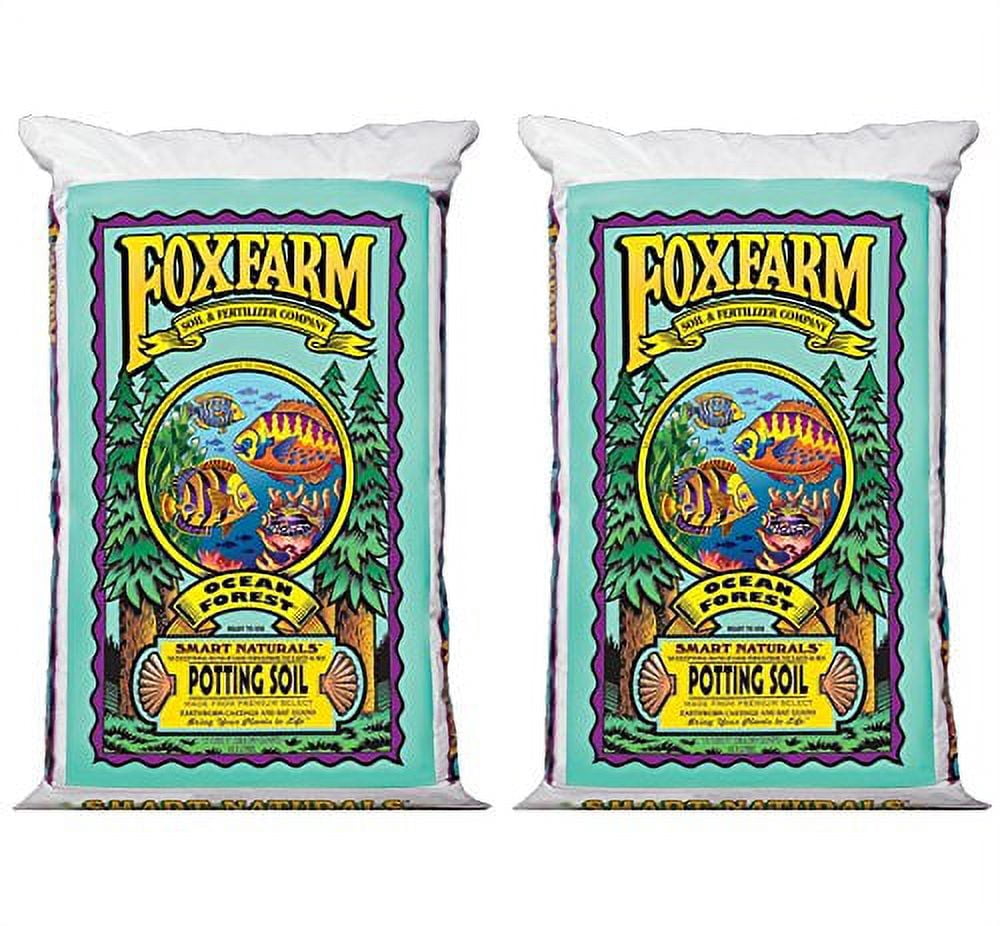 (2) Foxfarm FX14000 Ocean Forest Garden Potting Soil Bags 6.3-6.8 pH | 3 Cu Ft