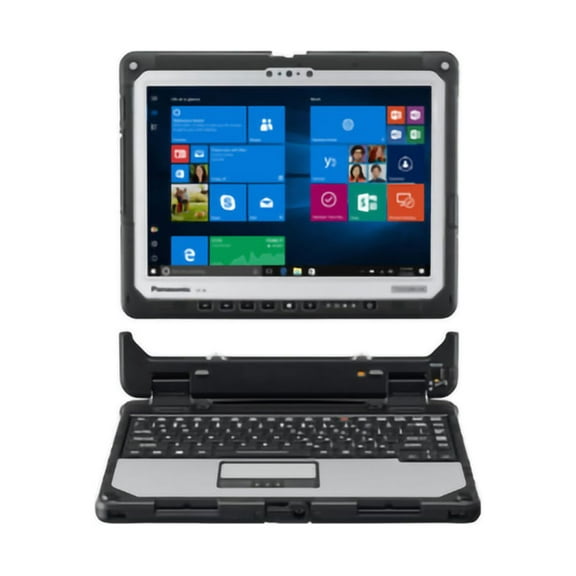 Restored Panasonic Toughbook CF-33 , 2-in-1, 12" QHD, Intel i5-7300U, 4G LTE, dGPS, Barcode, 8GB, 512GB SSD, Keyboard, Win10 Pro
