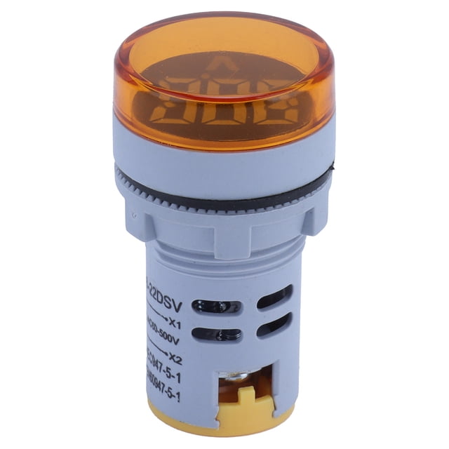 Kritne AD16‑22FSV Round Shape Digital Voltage Signal Indicator Voltage Meter Indicator 60~500V AC,Digital Voltage Signal Indicator,Voltage Signal Indicator Panel
